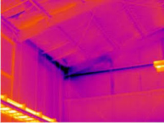 Moisture detection by thermal image